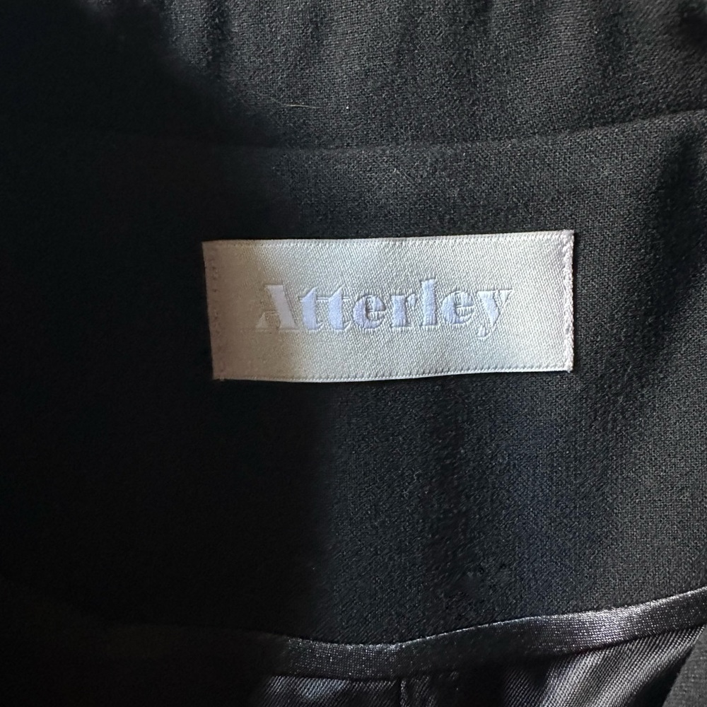 Atterley Belted Blazer, & Wide Leg Pants Black UK14 US10 - Picture 2 of 7